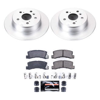 PowerStop® - Z23 Evolution Geomet® Plain Rear Brake Kit