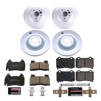 PowerStop® - Z23 Evolution Geomet® Plain Front and Rear Brake Kit