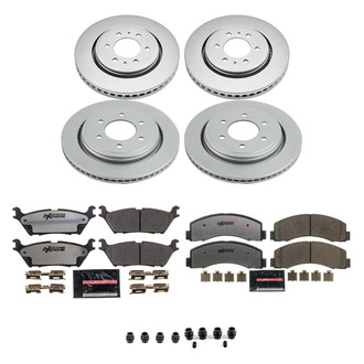 PowerStop® - Z36 Evolution Geomet® Plain Front and Rear Brake Kit