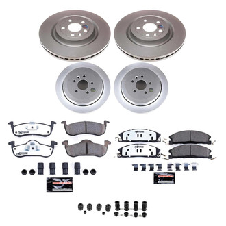 PowerStop® - Z36 Evolution Geomet® Plain Front and Rear Brake Kit