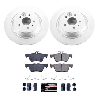 PowerStop® - Z23 Evolution Geomet® Plain Rear Brake Kit