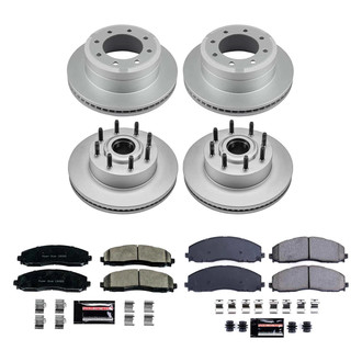 PowerStop® - Z23 Evolution Geomet® Plain Front and Rear Brake Kit