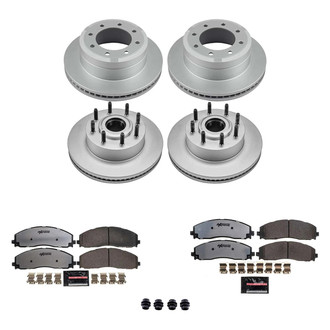 PowerStop® - Z36 Evolution Geomet® Plain Front and Rear Brake Kit