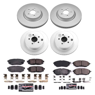 PowerStop® - Z23 Evolution Geomet® Plain Front and Rear Brake Kit
