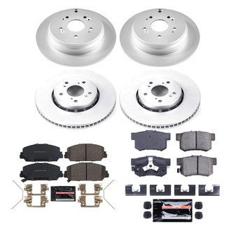 PowerStop® - Z23 Evolution Geomet® Plain Front and Rear Brake Kit