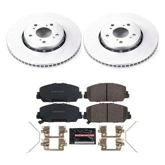 PowerStop® - Z23 Evolution Geomet® Plain Front Brake Kit