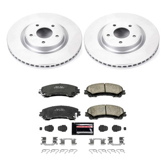 PowerStop® - Z23 Evolution Geomet® Plain Front Brake Kit