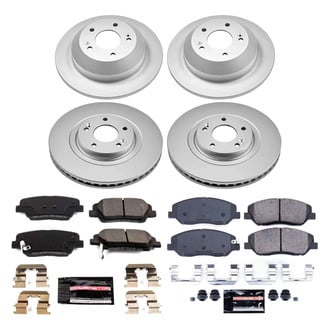 PowerStop® - Z23 Evolution Geomet® Plain Front and Rear Brake Kit