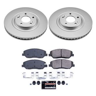 PowerStop® - Z23 Evolution Geomet® Plain Front Brake Kit