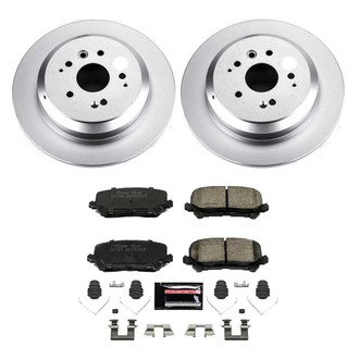 PowerStop® - Z23 Evolution Geomet® Plain Rear Brake Kit