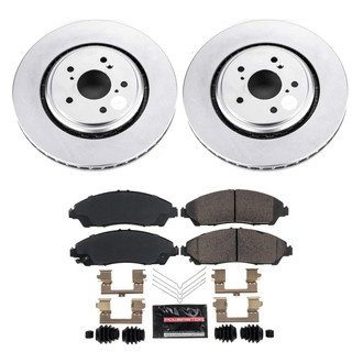 PowerStop® - Z23 Evolution Geomet® Plain Front Brake Kit