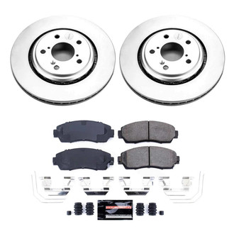 PowerStop® - Z23 Evolution Geomet® Plain Front Brake Kit