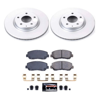 PowerStop® - Z23 Evolution Geomet® Plain Front Brake Kit