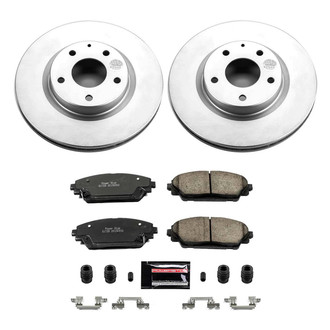 PowerStop® - Z23 Evolution Geomet® Plain Front Brake Kit