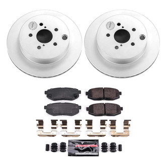 PowerStop® - Z23 Evolution Geomet® Plain Rear Brake Kit