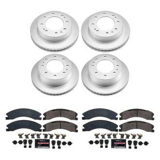 PowerStop® - Z23 Evolution Geomet® Plain Front and Rear Brake Kit