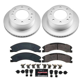 PowerStop® - Z23 Evolution Geomet® Plain Rear Brake Kit
