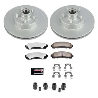 PowerStop® CPK7004-36 - Z36 Evolution Geomet® Plain Front Brake Kit