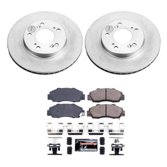 PowerStop® - Z23 Evolution Geomet® Plain Front Brake Kit