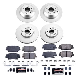 PowerStop® - Z23 Evolution Geomet® Plain Front and Rear Brake Kit