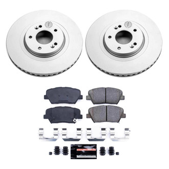 PowerStop® - Z23 Evolution Geomet® Plain Front Brake Kit