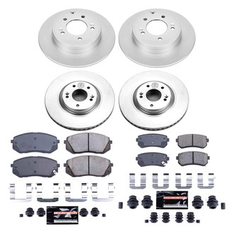 PowerStop® - Z23 Evolution Geomet® Plain Front and Rear Brake Kit