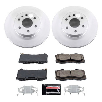 PowerStop® - Z23 Evolution Geomet® Plain Front Brake Kit
