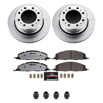 PowerStop® - Z36 Evolution Geomet® Plain Rear Brake Kit