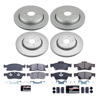 PowerStop® - Z23 Evolution Geomet® Plain Front and Rear Brake Kit