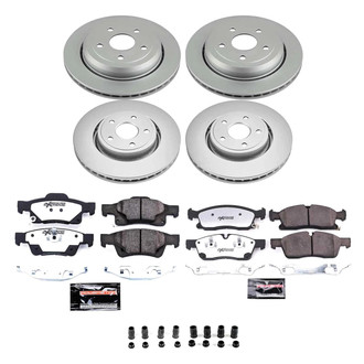 PowerStop® - Z36 Evolution Geomet® Plain Front and Rear Brake Kit
