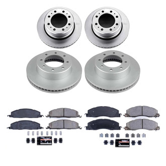 PowerStop® - Z23 Evolution Geomet® Plain Front and Rear Brake Kit