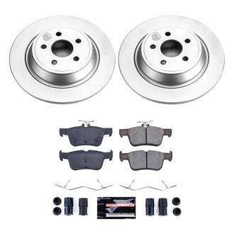 PowerStop® - Z23 Evolution Geomet® Plain Rear Brake Kit