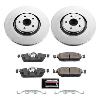 PowerStop® - Z23 Evolution Geomet® Plain Front Brake Kit