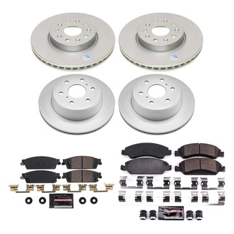 PowerStop® - Z23 Evolution Geomet® Plain Front and Rear Brake Kit
