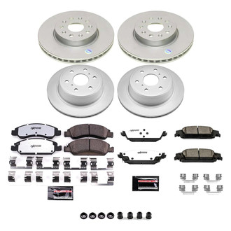 PowerStop® - Z36 Evolution Geomet® Plain Front and Rear Brake Kit