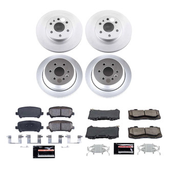 PowerStop® - Z23 Evolution Geomet® Plain Front and Rear Brake Kit