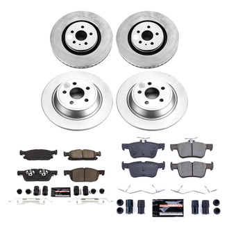 PowerStop® - Z23 Evolution Geomet® Plain Front and Rear Brake Kit