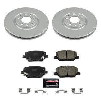 PowerStop® - Z23 Evolution Geomet® Plain Front Brake Kit