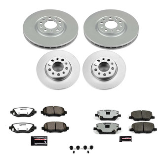 PowerStop® - Z36 Evolution Geomet® Plain Front and Rear Brake Kit
