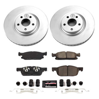 PowerStop® - Z23 Evolution Geomet® Plain Front Brake Kit