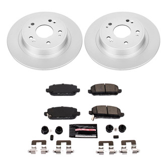 PowerStop® - Z23 Evolution Geomet® Plain Rear Brake Kit