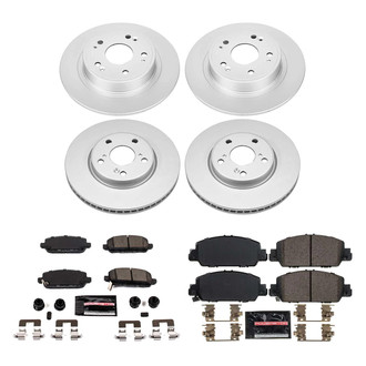 PowerStop® - Z23 Evolution Geomet® Plain Front and Rear Brake Kit