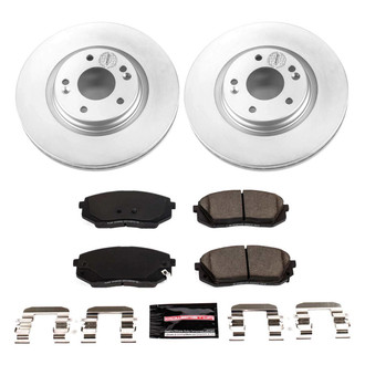 PowerStop® - Z23 Evolution Geomet® Plain Front Brake Kit