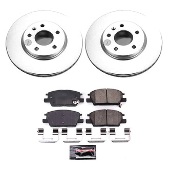 PowerStop® - Z23 Evolution Geomet® Plain Front Brake Kit
