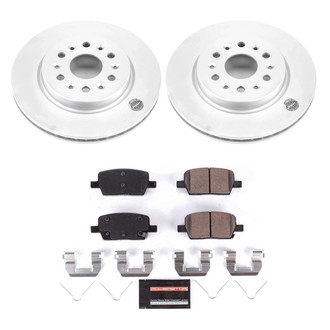 PowerStop® - Z23 Evolution Geomet® Plain Rear Brake Kit