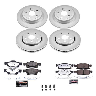 PowerStop® - Z36 Evolution Geomet® Plain Front and Rear Brake Kit