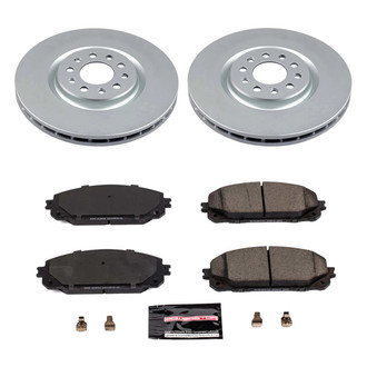 PowerStop® - Z23 Evolution Geomet® Plain Front Brake Kit