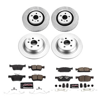 PowerStop® - Z23 Evolution Geomet® Plain Front and Rear Brake Kit