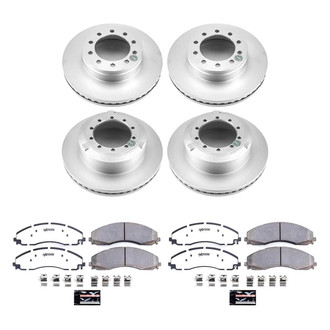 PowerStop® - Z36 Evolution Geomet® Plain Front and Rear Brake Kit