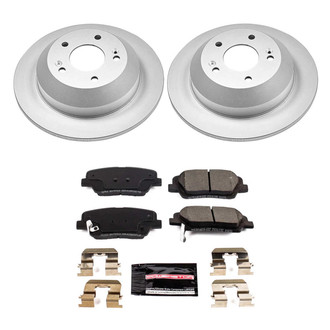 PowerStop® - Z23 Evolution Geomet® Plain Rear Brake Kit